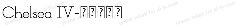 Chelsea IV字体转换